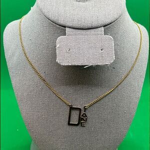 Vintage Gold tone Diane necklace